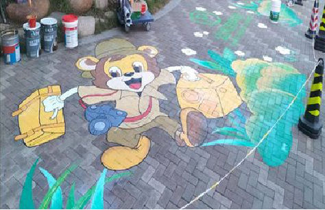 确山夏季画地面彩绘会遇到的问题