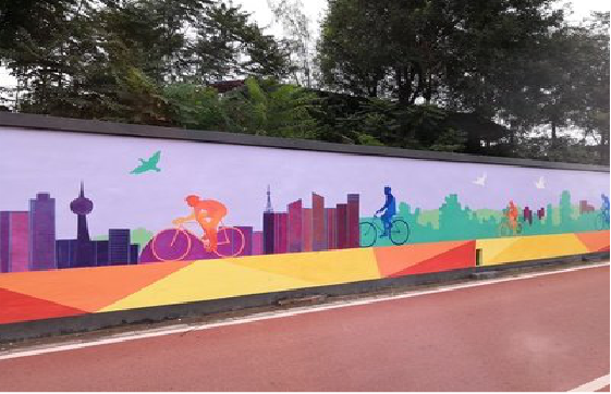 确山墙体彩绘-围墙