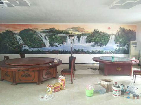 确山墙绘-写实风景