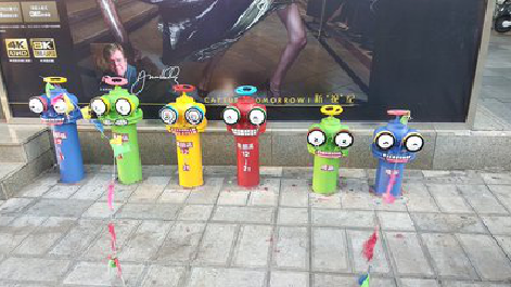 确山商业区彩绘