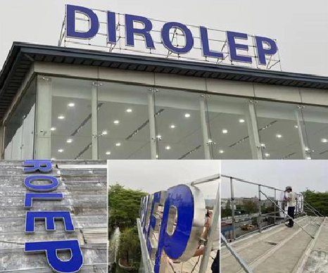 确山楼顶发光字安装的注意事项。